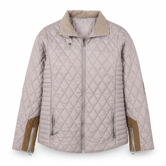 SOS Jenson Womens Brown   Quilted Jacket Size M  Zip