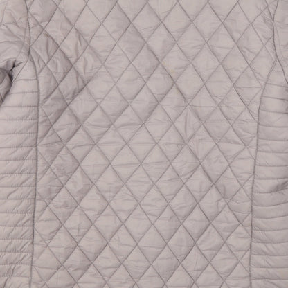 SOS Jenson Womens Brown   Quilted Jacket Size M  Zip