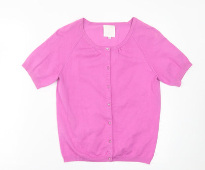 Womens UK Size M In Wear Pink Cardigan Jumper