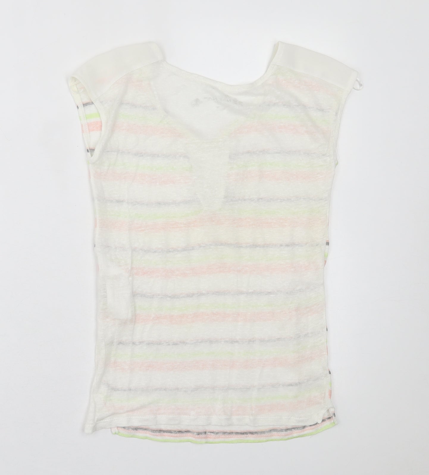 Womens UK Size S NAF NAF Multicoloured Basic T-Shirt