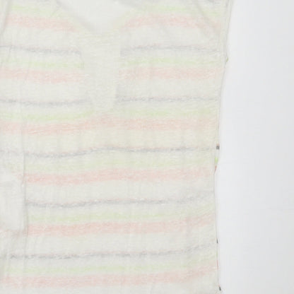Womens UK Size S NAF NAF Multicoloured Basic T-Shirt