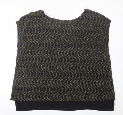 Womens UK Size 22 Belle Vere Gold Basic T-Shirt