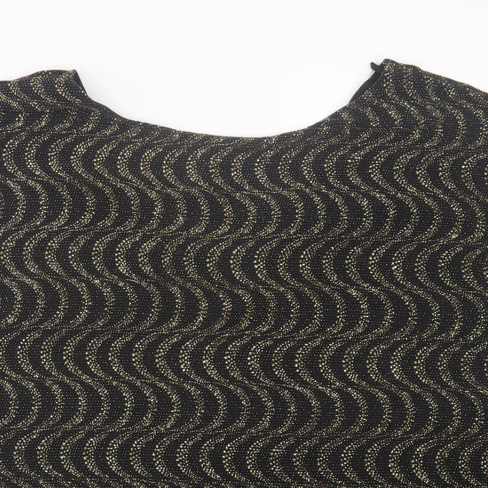 Womens UK Size 22 Belle Vere Gold Basic T-Shirt