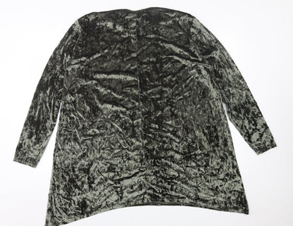 Lily sport Womens Green  Polyester A-Line  Size L  Crew Neck Pullover