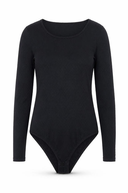 St.Micheal Womens Black  Nylon Bodysuit One-Piece Size 12  Button