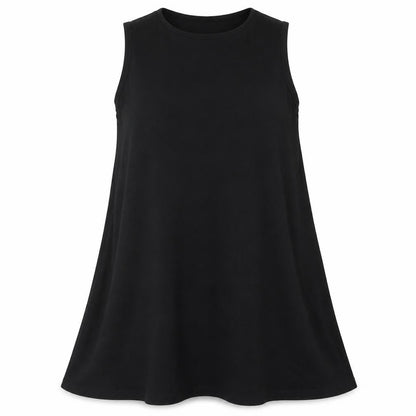ASOS Womens Black  Viscose A-Line  Size 12  Crew Neck Pullover