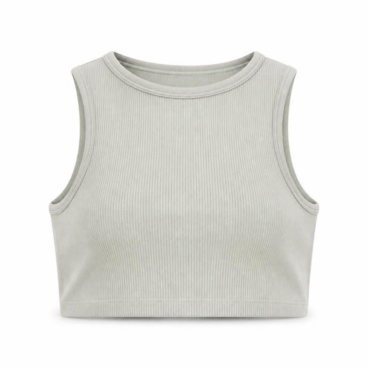Womens UK Size M Dunnes Stores Green Cropped Tank