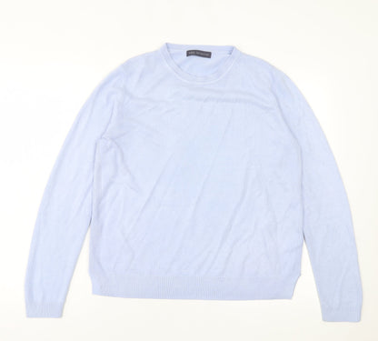 Womens UK Size 14 Marks and Spencer Blue Pullover Jumper