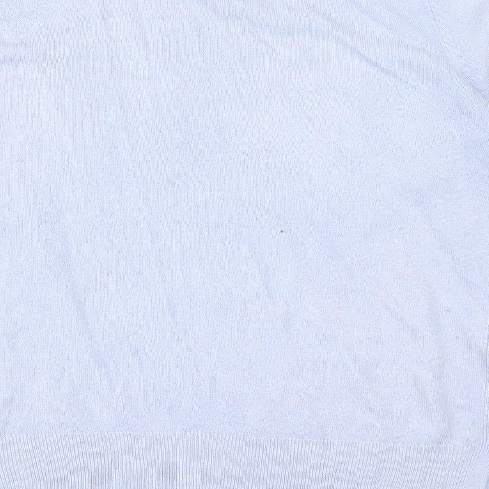 Womens UK Size 14 Marks and Spencer Blue Pullover Jumper