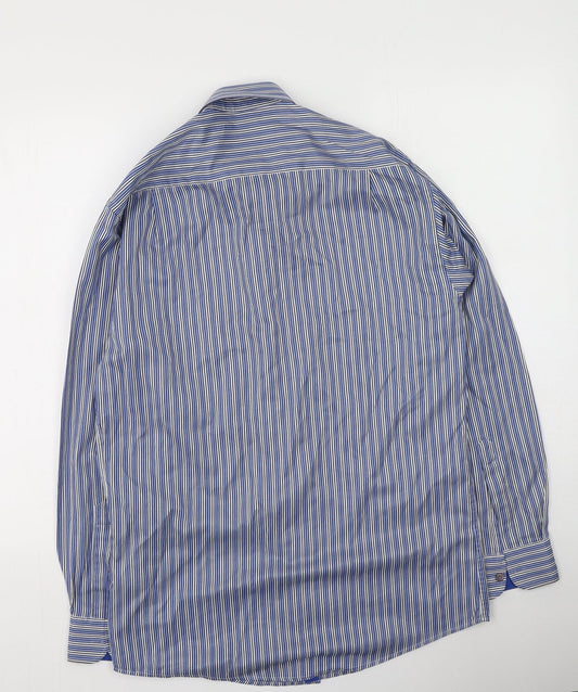 Mens UK Size M Daniel Grahame Blue  Button-Up Long Sleeve Casual Shirt