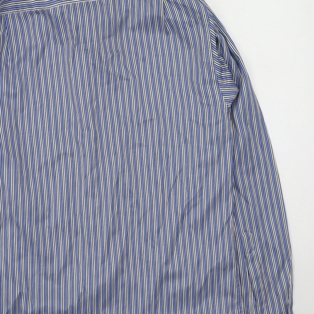 Mens UK Size M Daniel Grahame Blue  Button-Up Long Sleeve Casual Shirt