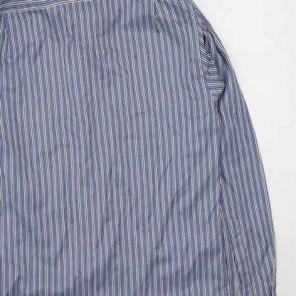 Mens UK Size M Daniel Grahame Blue  Button-Up Long Sleeve Casual Shirt