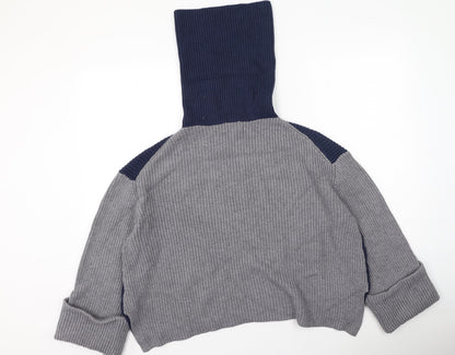 Apricot Womens Multicoloured High Neck  Viscose Pullover Jumper Size S