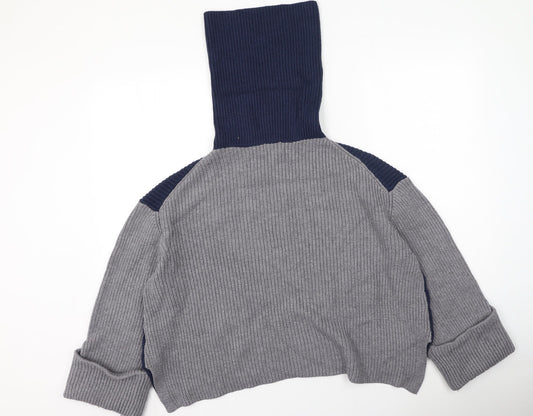 Apricot Womens Multicoloured High Neck  Viscose Pullover Jumper Size S