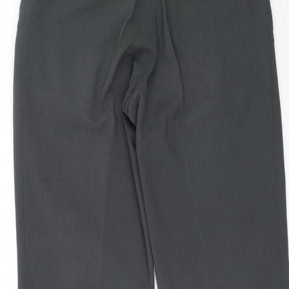 REMUS Mens Grey  Polyester Trousers  Size M L26 in Regular