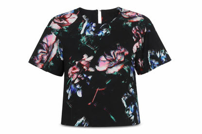 Womens UK Size 10 Warehouse Multicoloured Basic Blouse