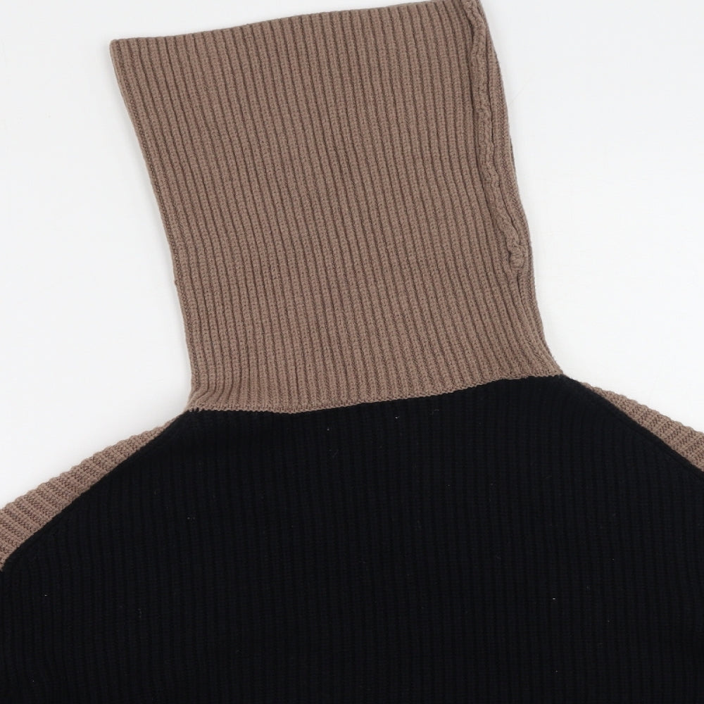 Apricot Womens Multicoloured High Neck  Viscose Pullover Jumper Size M