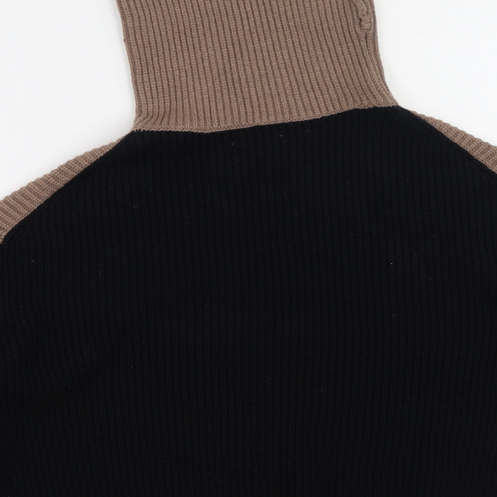 Apricot Womens Multicoloured High Neck  Viscose Pullover Jumper Size M