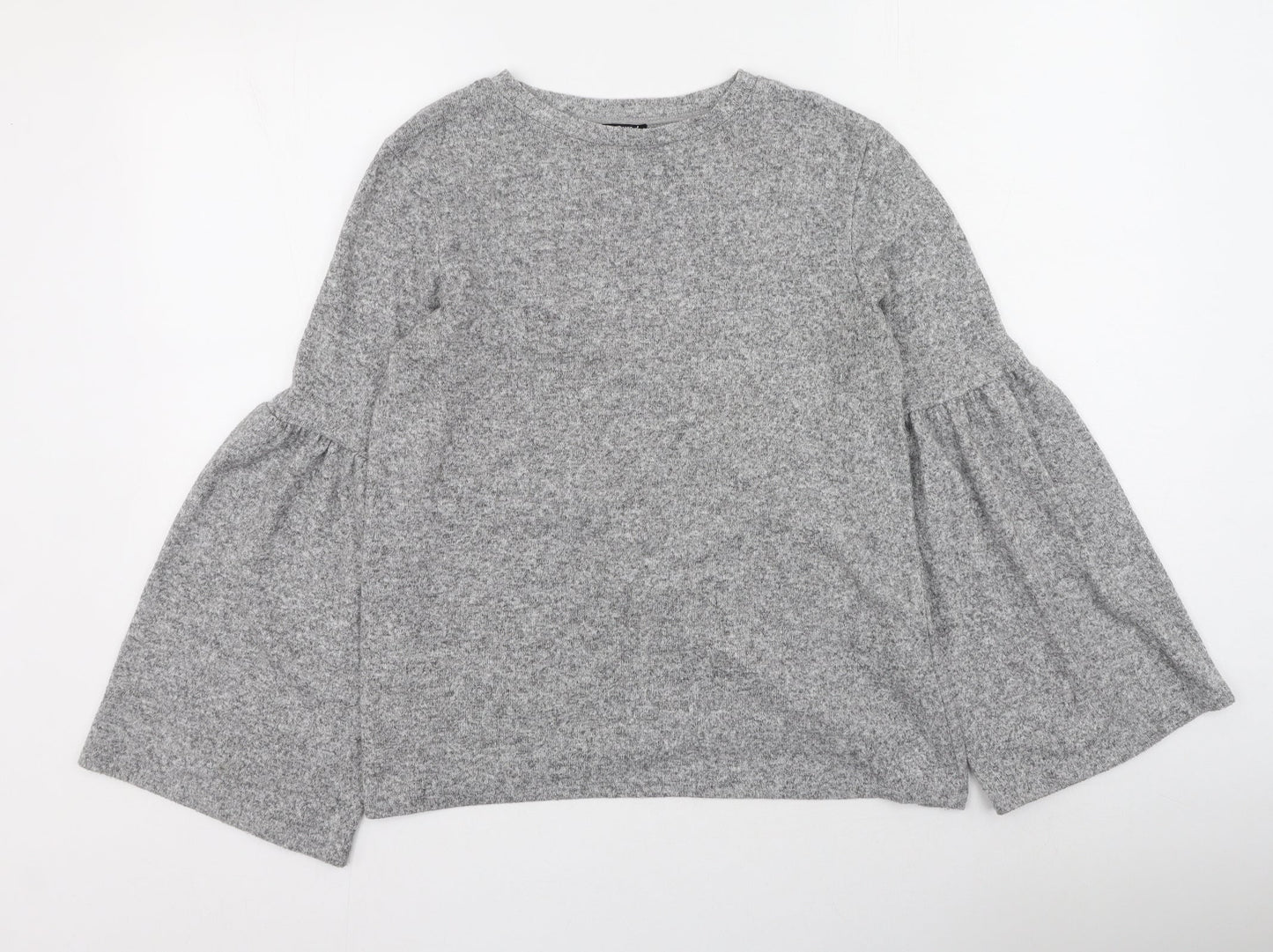 Womens UK Size S Zara Grey Pullover Jumper