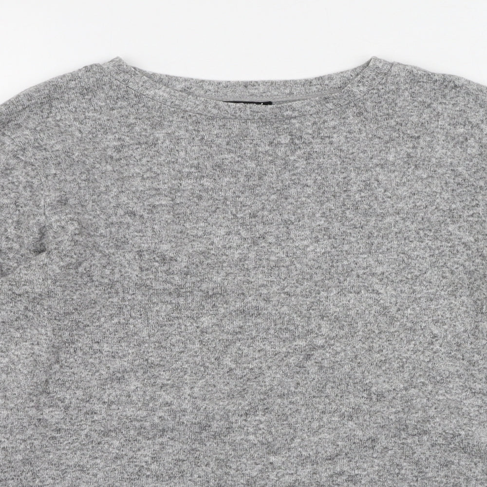 Womens UK Size S Zara Grey Pullover Jumper