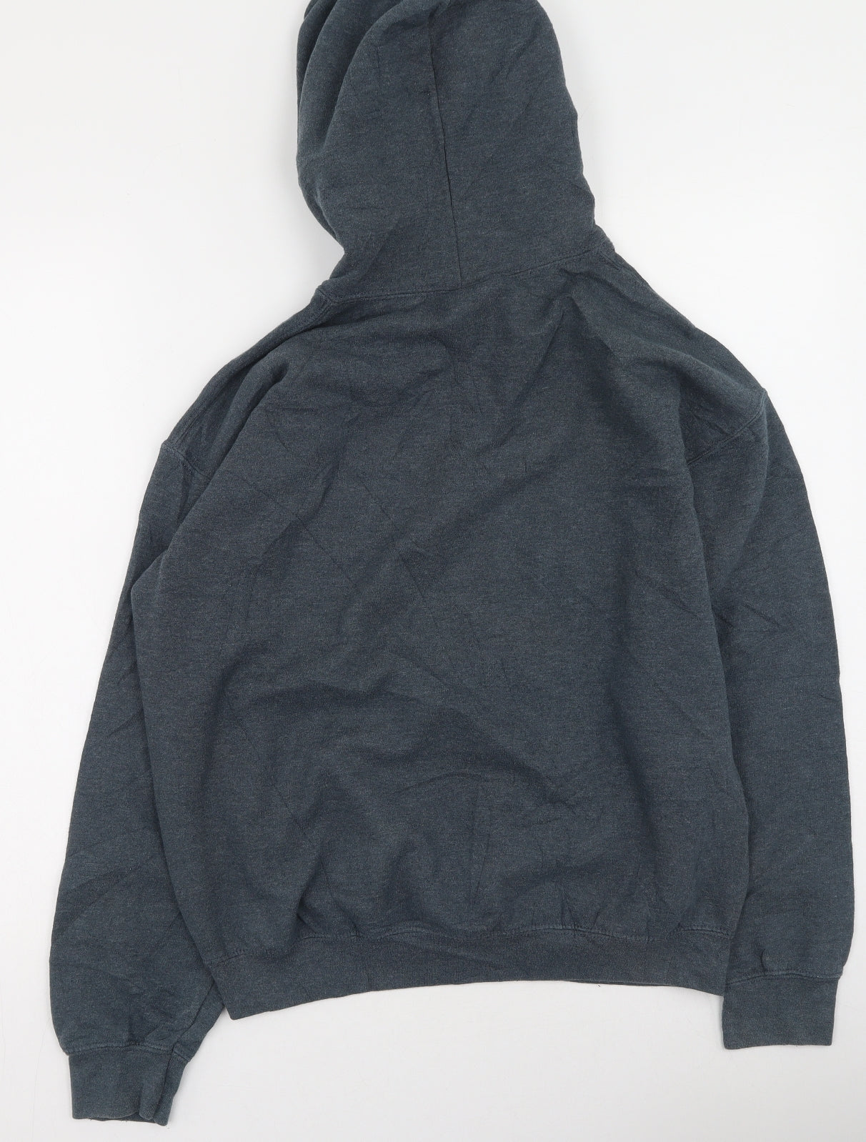 Gildan Womens Grey  Cotton Pullover Hoodie Size M