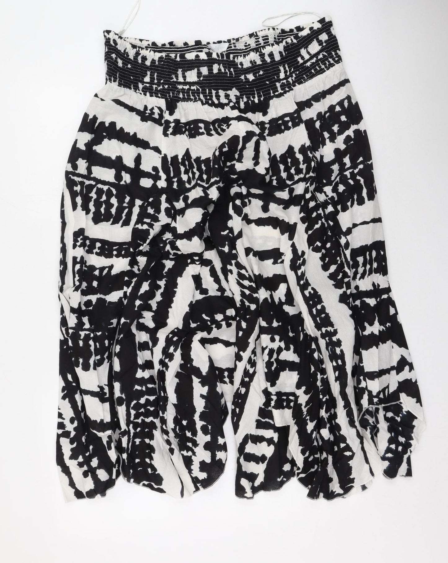 Being Casual Womens Multicoloured Geometric Cotton Maxi Skirt Size 34 in