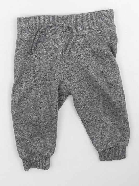 Primark  Boys Grey  Cotton Jogger Leggings Size 6-9 Months