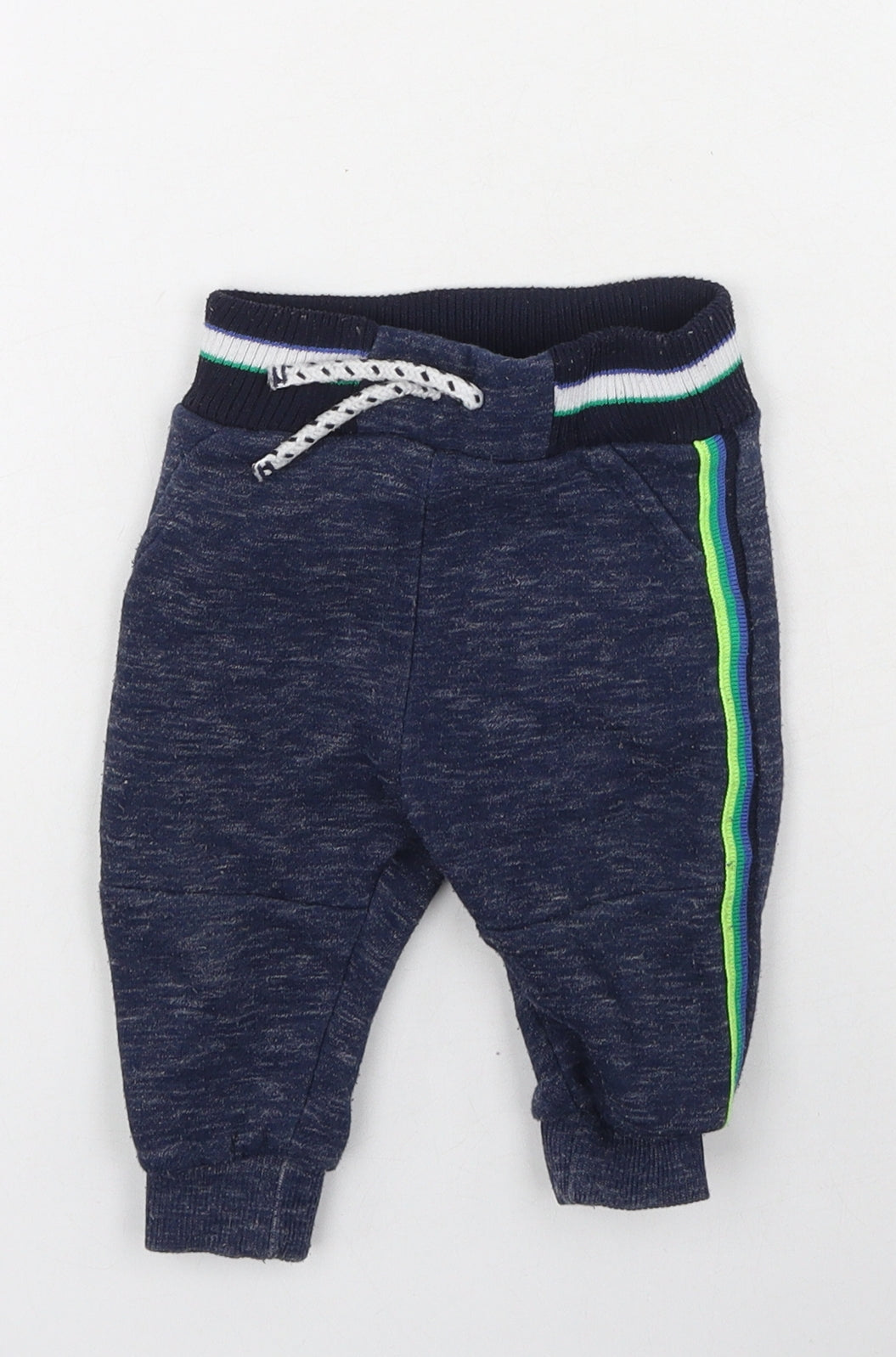 Primark Boys Multicoloured  Cotton Jogger Trousers Size 3-6 Months