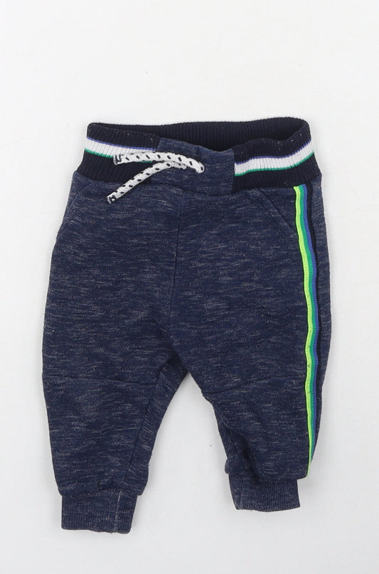 Primark Boys Multicoloured  Cotton Jogger Trousers Size 3-6 Months