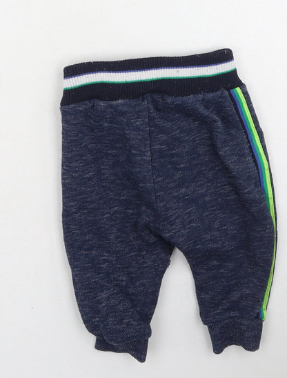 Primark Boys Multicoloured  Cotton Jogger Trousers Size 3-6 Months