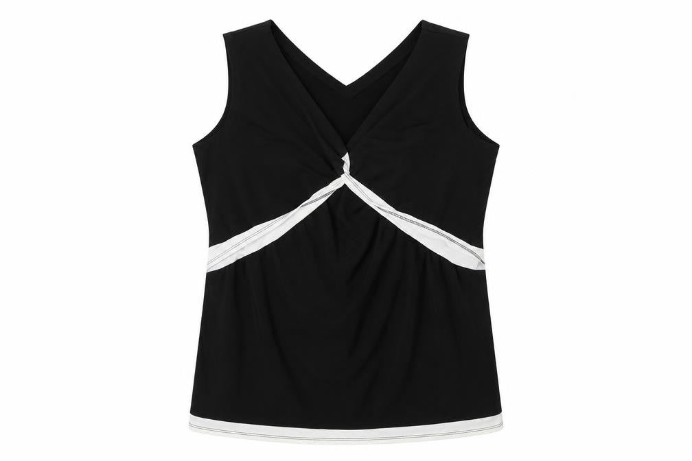 Womens UK Size 14 Michele Hope Black Basic Tank
