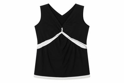 Womens UK Size 14 Michele Hope Black Basic Tank