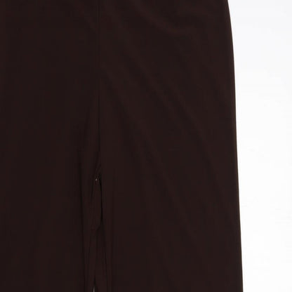 Attitudes Womens Brown  Polyester Trousers  Size S L29 in Regular