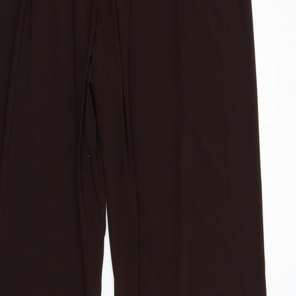 Attitudes Womens Brown  Polyester Trousers  Size S L29 in Regular