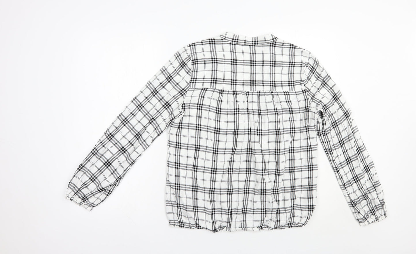 Womens UK Size 8 Marks and Spencer White Basic Blouse