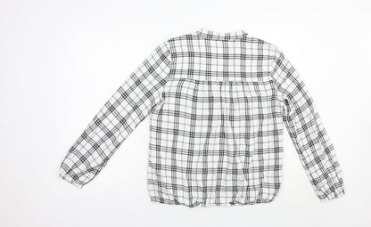 Womens UK Size 8 Marks and Spencer White Basic Blouse
