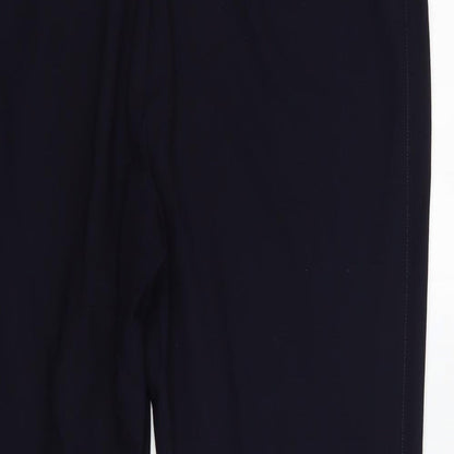 Womens UK Size 18 Marks and Spencer Regular Fit Dress Pants Blue Trousers