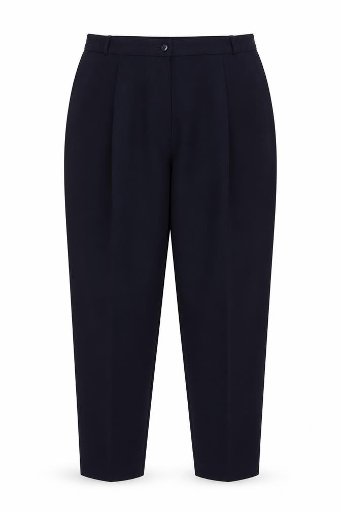 Womens UK Size 18 Marks and Spencer Regular Fit Dress Pants Blue Trousers