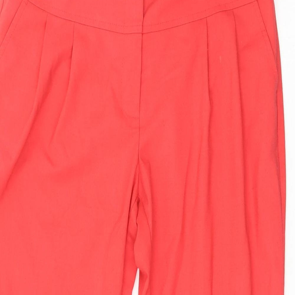 Womens UK Size 10 NEXT Regular Fit  Orange Trousers