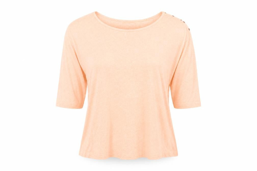 Womens UK Size 14 H&M Pink Basic T-Shirt