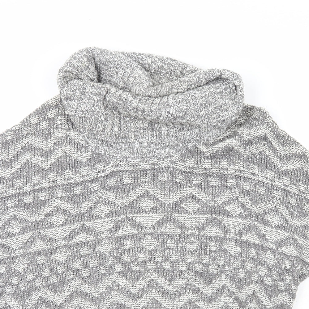 Womens UK Size S Peacocks Grey Pullover Jumper