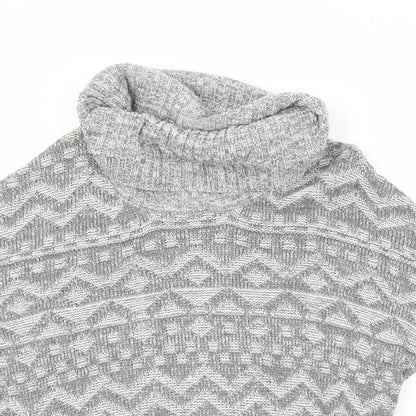 Womens UK Size S Peacocks Grey Pullover Jumper