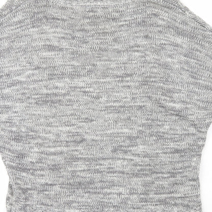 Womens UK Size S Peacocks Grey Pullover Jumper