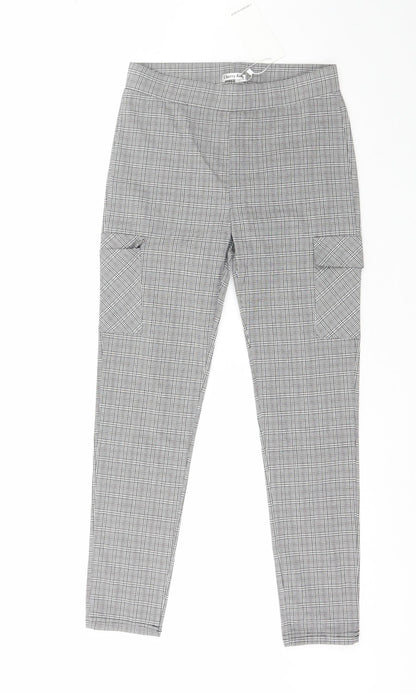 Womens UK Size M Cherry Koko Regular Fit  Grey Trousers