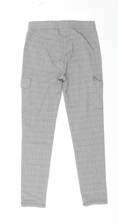 Womens UK Size M Cherry Koko Regular Fit  Grey Trousers
