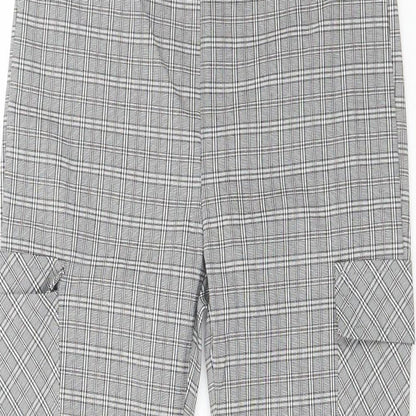 Womens UK Size M Cherry Koko Regular Fit  Grey Trousers
