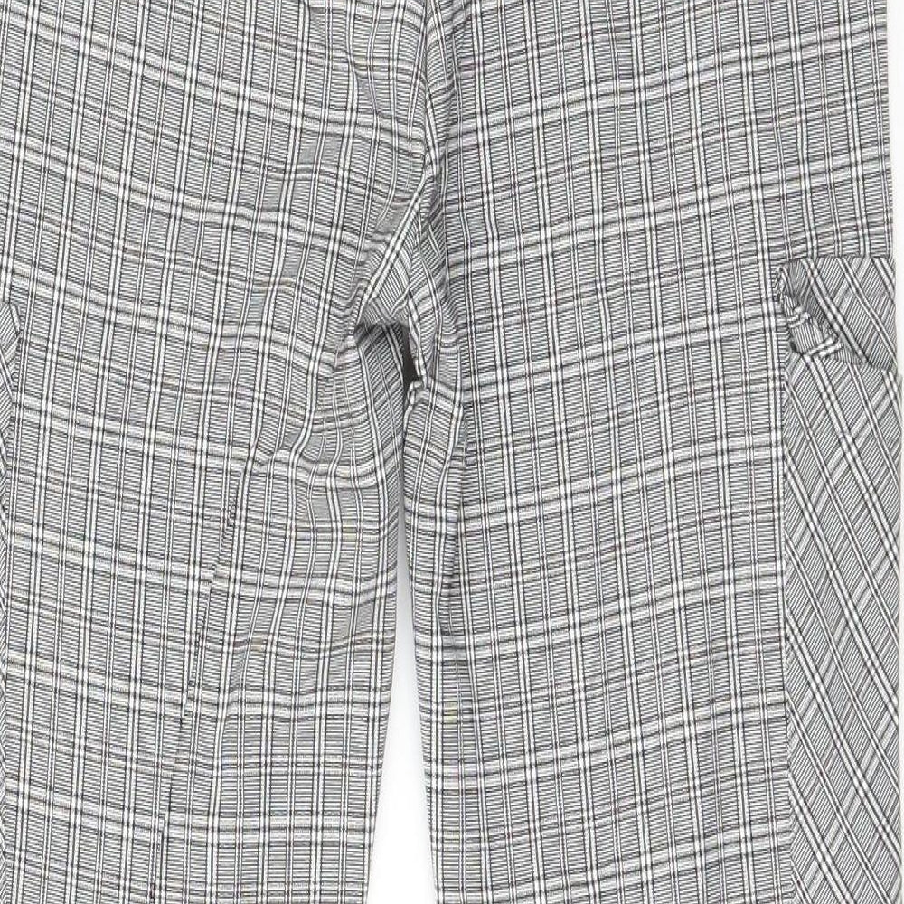 Womens UK Size M Cherry Koko Regular Fit  Grey Trousers