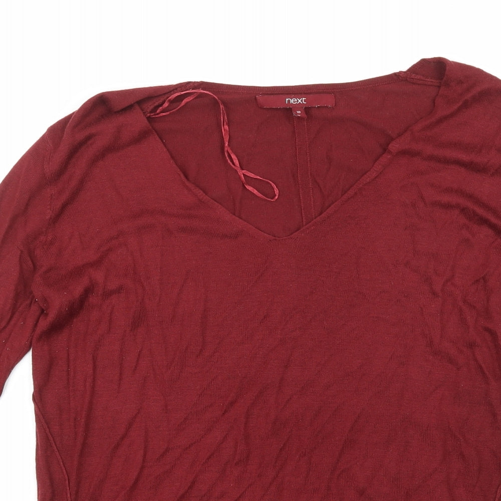 Womens UK Size 10 NEXT Brown Pullover Jumper