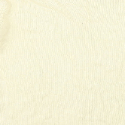 Dunnes Womens Yellow  100% Cotton Pullover Sweatshirt Size 14   - Size 14/16