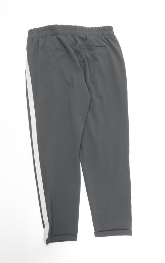 Fox Mens Grey  Polyester Jogger Trousers Size M L24 in Regular